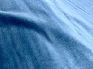 Vintage Blue Velvet Fabric for Upholstery A4 Sample - Picture 1 of 15
