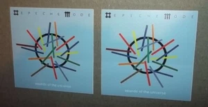 Depeche Mode Sounds Of The Universe Promo Sticker x 2 - Picture 1 of 2