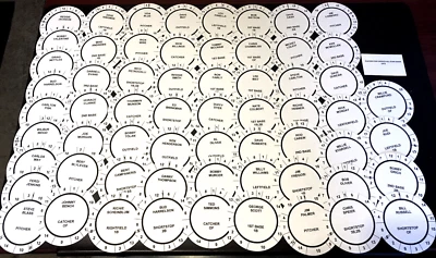 Players for 1973 Cadaco All-Star Baseball Game 61 Pre-Cut discs - image 1 of 3