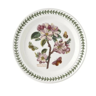 Portmeirion Botanic Garden Fine Earthenware 10.5″ Dinner Plate, Flowering Almond