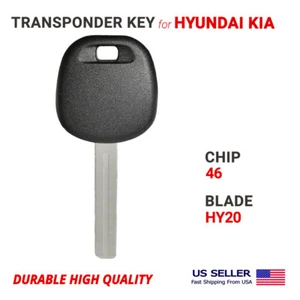 Transponder Key For Hyundai Kia HY20 Chip Philips 46 HY20-PT - Picture 1 of 1