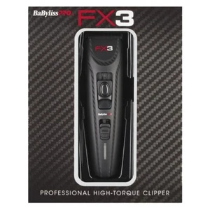BaBylissPRO FX3 Professional High Torque Clipper Black | FXX3CB - Picture 1 of 5