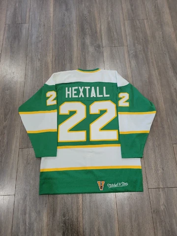 VINTAGE AUTHENTIC HEXTALL MINNESOTA NORTH STARS JERSEY MITCHELL NESS 48 XL Cover