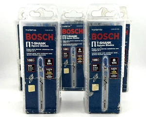 Bosch T127DF100 100 pcs 4 In. 8 TPI Special for Aluminum T-Shank Jig Saw Blade - Picture 1 of 8
