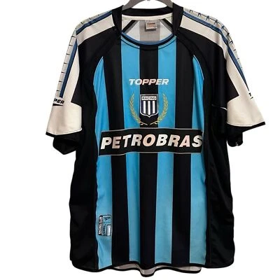 Camiseta de futebol futbol Racing Club Avellaneda Petrobas Gabriel Batistuta RARA GG - Imagem 1 de 4