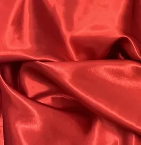 3 Yard Red Charmeuse High Quality Satin Fabric 60” Width - Picture 1 of 2