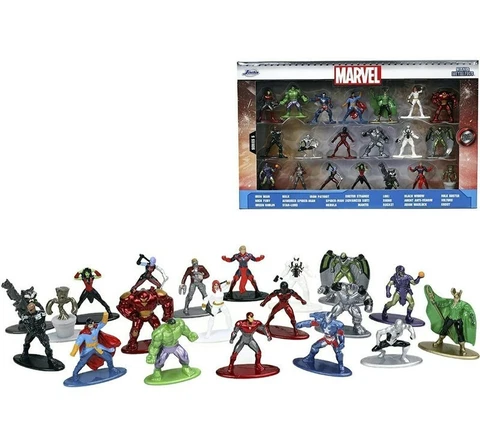 Jada Toys Marvel 20 Pack Die-Cast Collectible Figures Nano Metalfigs Wave 5 Cover