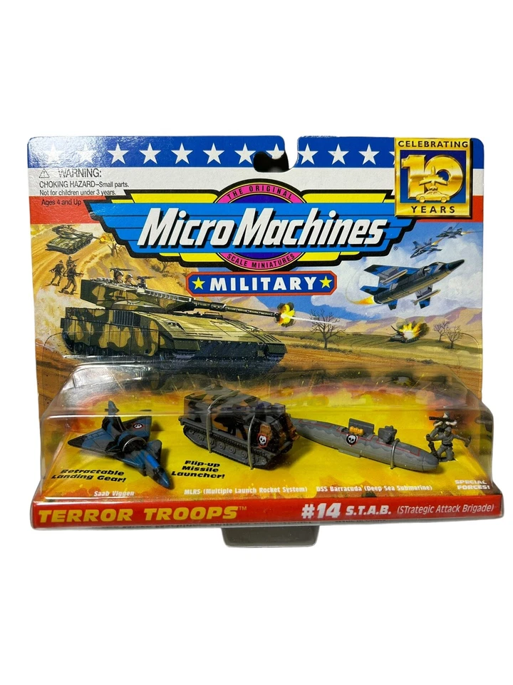 RARE 1997 Micro Machines Terror Troops S.T.A.B Strategic Attack Bridge 70000 - Image 1 of 2