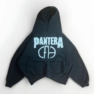 Vintage Y2K Pantera Band Hoodie Sweatshirt Size XXLarge Black Cowboys from Hell - Imagen 1 de 10