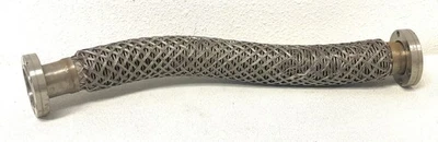 Varian 2.75" CF Flexible Braided SS Hose | UHV | 18" Length - Image 1 of 4