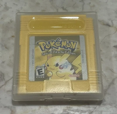 Game Boy Pokemon Amarillo Edición Pikachu (1999) Enchufe Batería Limpia y Probada Foto 1 de 4