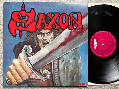Saxon - Saxon (Eponymous) - Carrere stereo LP CAL 110 - UK pressing - Image 1 of 4
