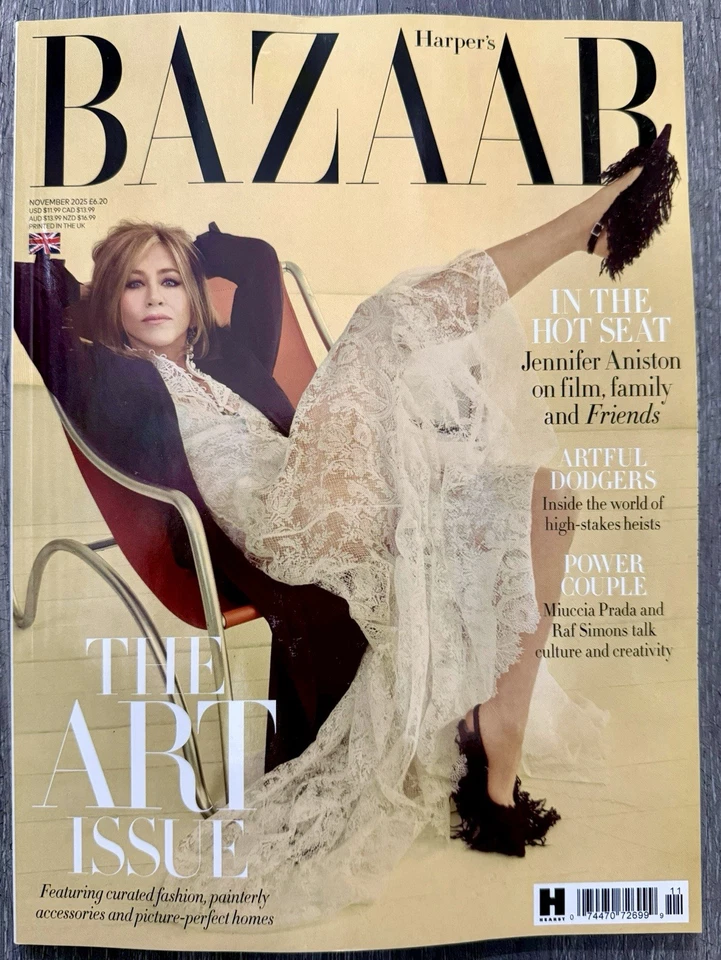 HARPER’S BAZAAR MAGAZINE - UK - NOVEMBER 2025 - THE ART ISSUE - BRAND NEW