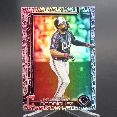 2025 Topps Update Jonathan Rodriguez Fanatics Exclusive Topps Foil #US142 SP - Image 1 of 3