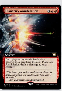 Aniquilación planetaria (arte extendido) | Normal | Comandante: Edge of Eternities | - Imagen 1 de 2
