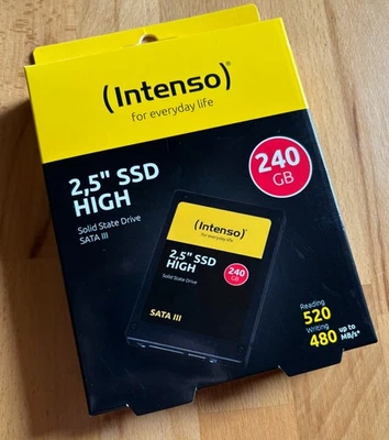 Intenso SSD High 240GB SATA 6GBit/s 2,5" Zoll Festplatte - Bild 1 von 4