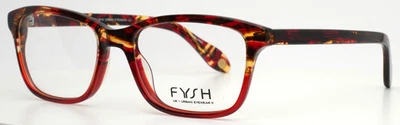 FYSH 3514 415 Red Tortoise Womens Rectangle Full Rim Eyeglasses 53-18-140 B:37 - Image 1 of 4