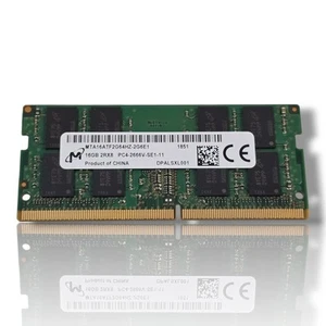 Micron 16GB DDR4-2666 Sodimm RAM MTA16ATF2G64HZ-2G6E1 PC4 2Rx8 Notebook #1489 - Photo 1/1