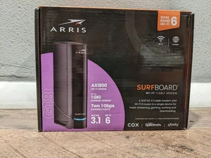 Modem via cavo Arris G18 AX1800 WiFi 6 e DOCSIS 3.1 - Foto 1 di 4