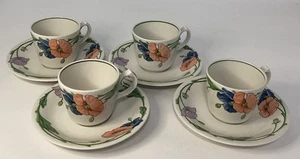 Set (4) Germany Villeroy & Boch AMAPOLA Tassen & Untertassen - Bild 1 von 7