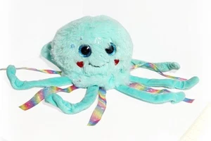 Way To Celebrate! Qualle 8 "x 4" Plüsch hellblau mit roten Herzen auf den Wangen - Bild 1 von 5