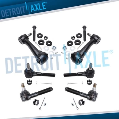 Front Inner Outer Tie Rod Idler Arm for 1999-2003 Ram Van 1500 2500 3500 Tie Rod - Image 1 of 4