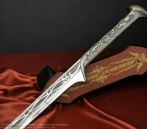 Espada de Elvenking Thranduil LOTR Personalizada Hecha a Mano Forjada Él Hobbit con Montaje en Pared - Imagen 1 de 4