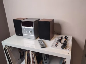 panasonic SA-PM4DB Bookshelf HiFi Stereo CD Radio DAB AM/FM w/ Remote & Leads - Picture 1 of 19