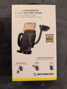 Scosche 4 in 1 Universal Mounting Kit for Cell Phones Mobile Devices Brand New - Picture 1 of 2