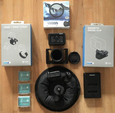 Wasserdichte Sony RX0 II mit voller Ausrüstung - robuste und kompakte 4K Kamera - Bild 1 von 4