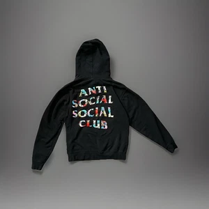 Anti Social Social Club x BT21 Collab Hoodie Black Size Medium ASSC BTS K-Pop - Bild 1 von 6