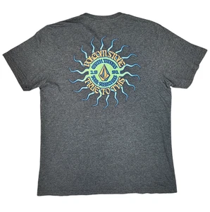 Volcom Stone Gray Graphic "True To This" SS T-Shirt - Men's L, Modern Fit - Picture 1 of 5