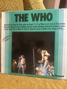 THE WHO - THE WHO (1976 LP) EARLY FRENCH REISSUE! NEAR MINT! - Picture 1 of 6