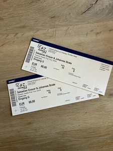 2 Konzert Tickets Sebastian Knauer & Johannes Strate, Gewandhaus zu Leibzig - Bild 1 von 1
