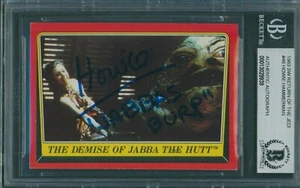 1983 Star Wars Return Of The Jedi #46 Howie Hammerman Signed Beckett Auto BAS - Picture 1 of 2