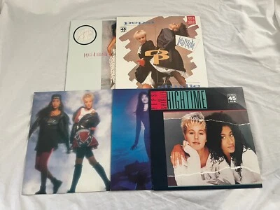 5 1980s PEPSI & SHIRLIE 12 Inch 45 Rpm Singles Polydor British Pop EX Condition - Image 1 of 4