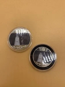 Queen Elizabeth II & Prince Phillip 70th Anniversary Crown & Half Crown Coins - Picture 1 of 7