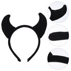 2 Pcs Devil Headpiece Ear Headband Cosplay Horns Hair Accessories