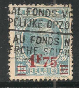 Belgium #194 (A58) FVF USED - 1927 1.75fr on 1.50fr King Albert I - Picture 1 of 1