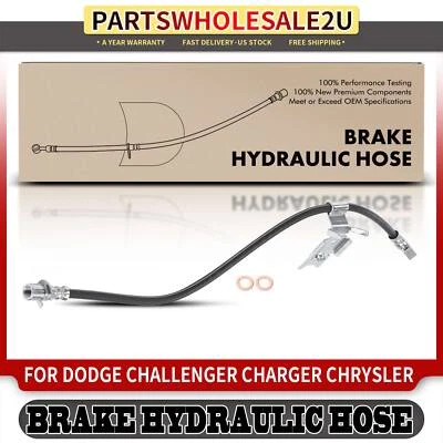 Front Brake Hydraulic Hose for Chrysler 300 2005-2010 Dodge Challenger 2008-2021 Foto 1 de 4