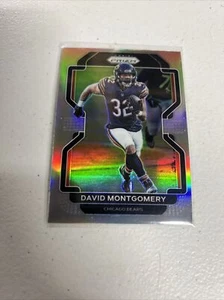 Panini Prizm 2021 fútbol americano David Montgomery plata Prizm SP - Imagen 1 de 2