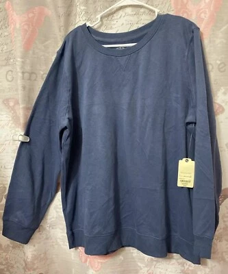 NWT SB Active By St Johns Bay Blue Sweatshirt Women’s Pullover Fleece Sz XXL - Image 1 of 4
