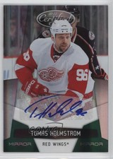 2010-11 Certified Mirror Emerald Signatures /5 Tomas Holmstrom #56 Auto