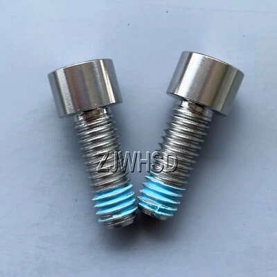 2pcs 3/8 - 16 x 1" Ti tanium Screw Bolt Allen Hex Socket Cap Head + Blue - Image 1 of 2