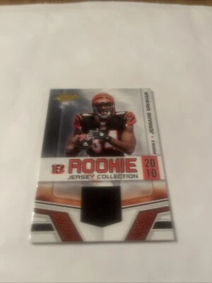 2010 Panini Absolute Jermaine Gresham Cincinnati Bengals Rookie Jersey Card  - Image 1 of 3