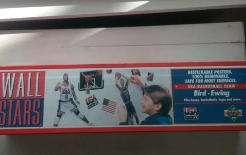 Upper Deck 1992 Wall Stars: USA Basketball Dream Team "Bird & Ewing" Cover