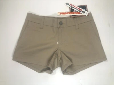 Pantalones Cortos Dickies Niña 3" Juniors Talla 3 Beige Tiro Bajo Elastizados 4 Bolsillos NHH6014 Foto 1 de 2