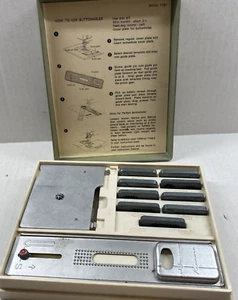 Vintage Buttonholer Sears Kenmore Model #1751 Complete In Original Case - Picture 1 of 3