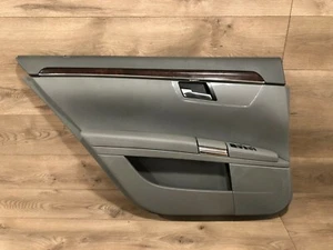 2007-2009 MERCEDES W221 S550 S600 S65 REAR LEFT DRIVER DOOR PANEL COVER GRAY OEM - Picture 1 of 7