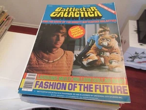 Battlestar Galactica Official Poster Magazine Issue 2 Larsons Baby Future Fashio - Picture 1 of 2